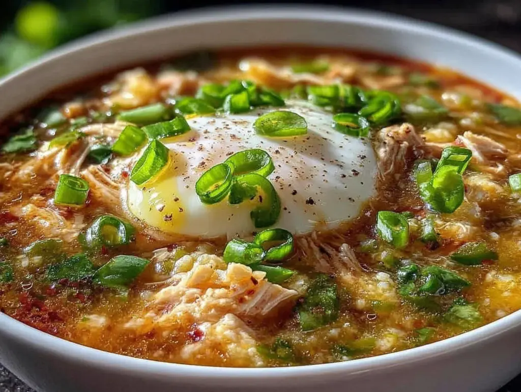 kid-friendly slow cooker chicken enchilada soup - featured image