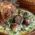 kielbasa and potato soup - featured image