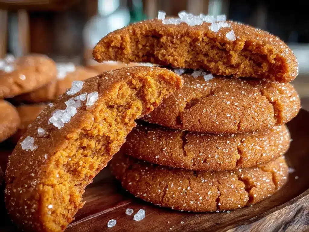 pumpkin snickerdoodle cookies - featured image