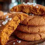 pumpkin snickerdoodle cookies - featured image