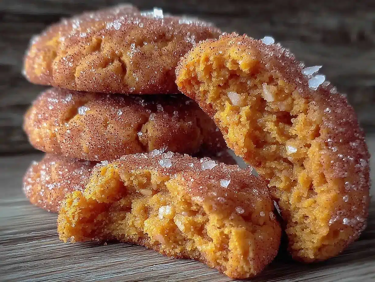 pumpkin snickerdoodle cookies preparation steps